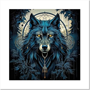 The Blue Wolf Posters and Art